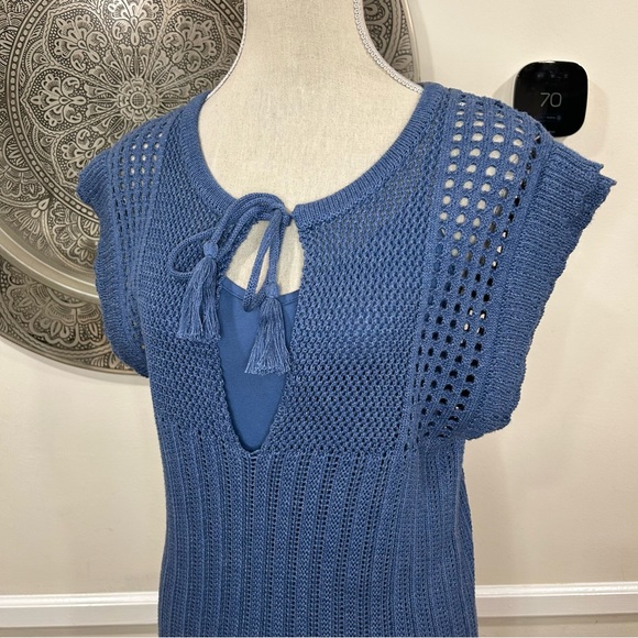 NWT Heartloom blue knit 2 piece dress - Size M - Picture 6 of 13